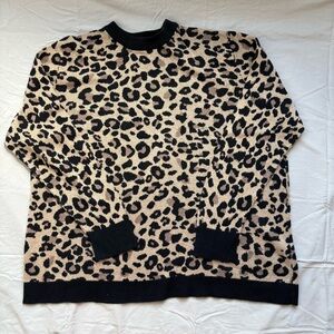 Leopard Print Women’s Sweater